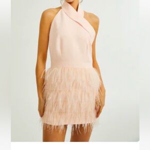 Miss Rosier Katarina feather dress size S - NWT
